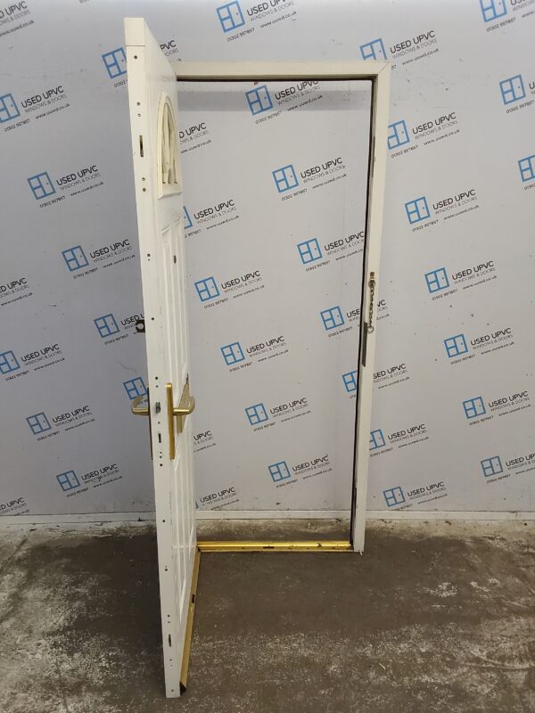 Used White Composite Front Door 875mm x 2060mm C7D023 - Image 3