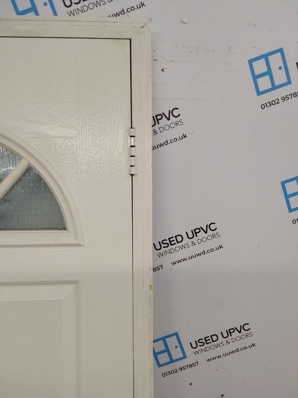 Used White Composite Front Door 920mm x 2125mm C7D033 - Image 9