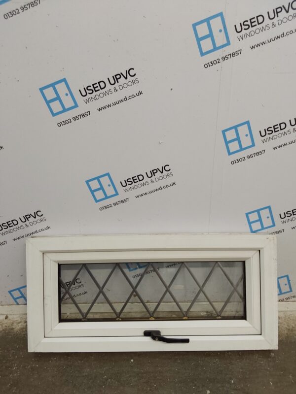 Used White Upvc Window 900mm x 415mm W0364 - Image 4