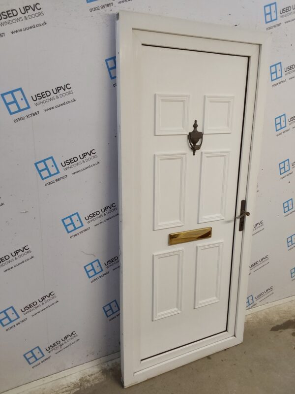 Used White Upvc Front Door 920mm x 2045mm C7D035 - Image 4