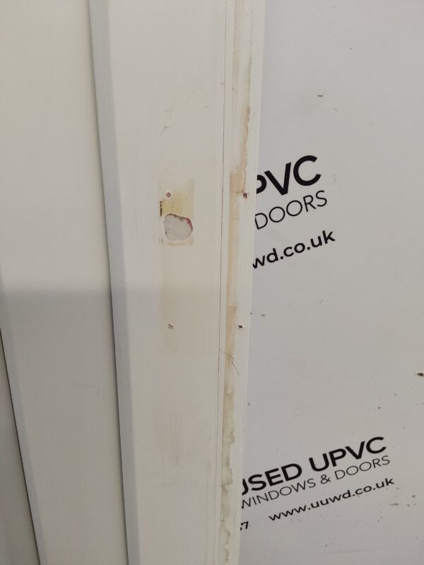 Used White Upvc Front Door 890mm x 2050mm (reduce to 870mm) C7D036 - Image 4