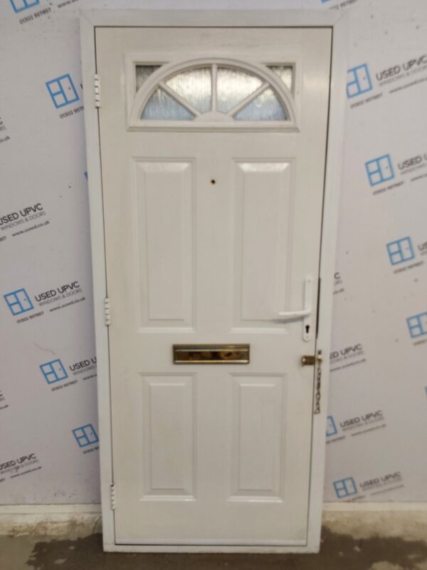 Used White Composite Front Door 895mm x 2060mm C10D46 - Image 2