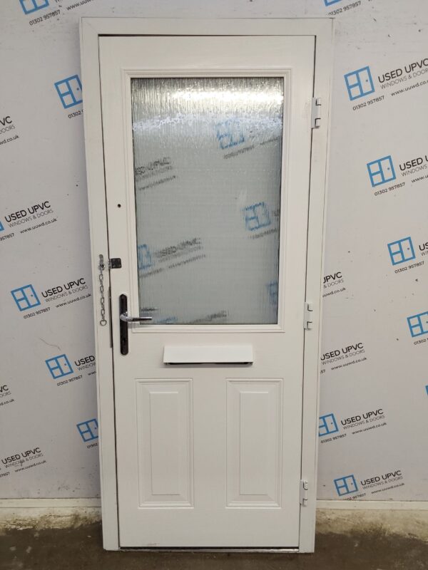 Brand New White Composite Front Door 870mm x 2050mm (reduce to 850mm x 2040mm) ND139 - Image 2