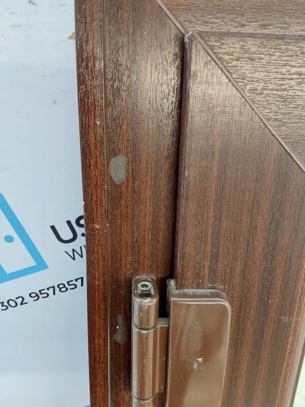 Used Woodgrain Upvc Front Door 920mm x 2060mm (Reduce To 905mm) C7D015 - Image 10