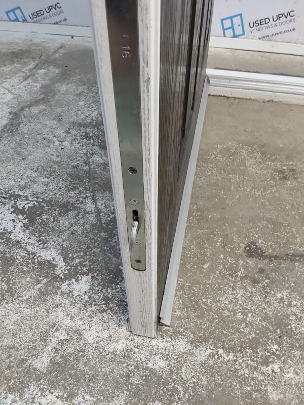 Used Black Composite Front Door 990mm x 2110mm (Reduce To 2090mm) C7D041 - Image 6