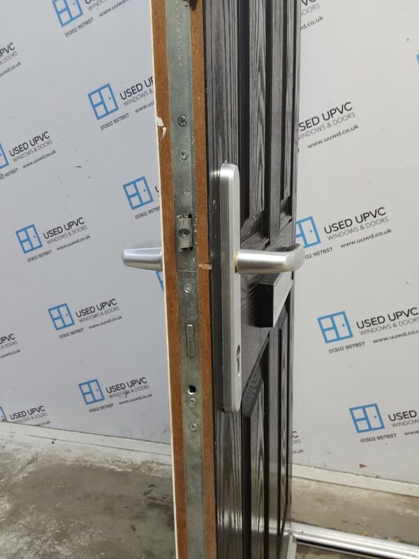 Used Black Composite Front Door 890mm x 2065mm C7D043 - Image 5