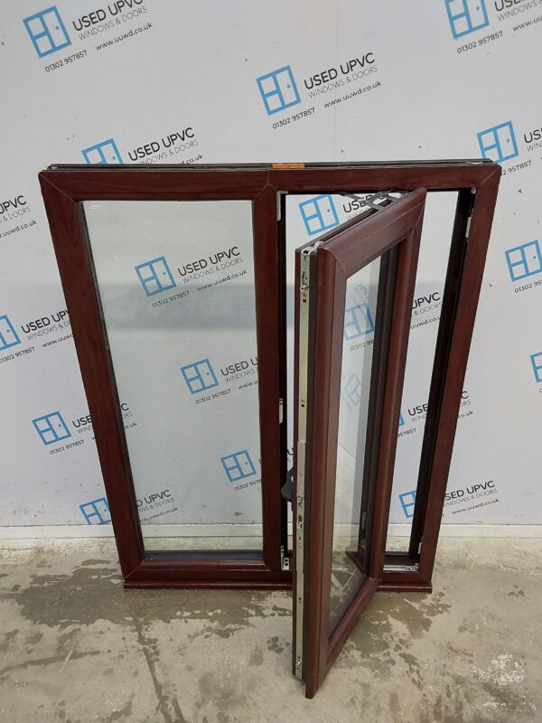 Used Rosewood Upvc Window 900mm x 1200mm C2A013 - Image 2