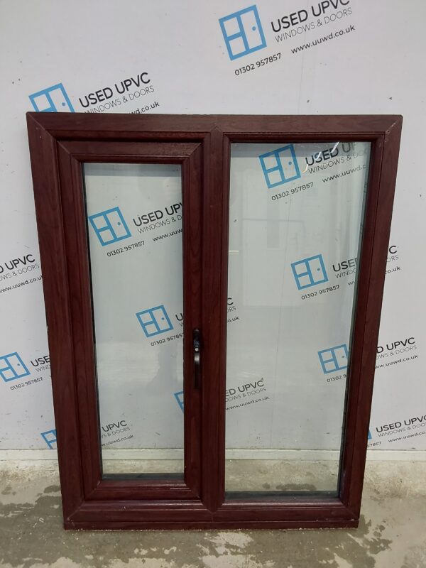 Used Rosewood Upvc Window 900mm x 1200mm C2A013 - Image 4