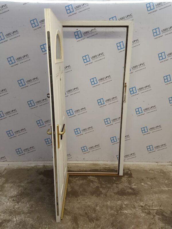 Used Cream Composite Front Door 920mm x 2080mm C7D047 - Image 3