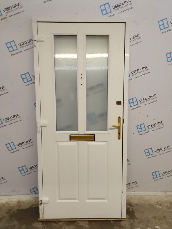 Used White Composite Front Door 930mm x 2085mm C7D050 - Image 2