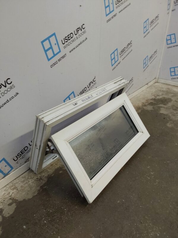 Used White Upvc Window 665mm x 365mm W0372 - Image 3