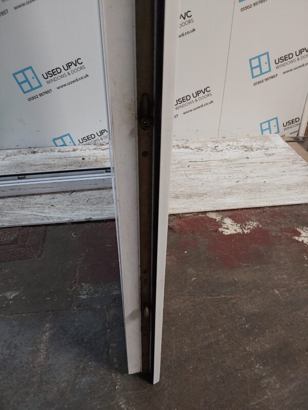 Used White Upvc Front Door And Toplight 850mm x 2435mm 0481 - Image 6