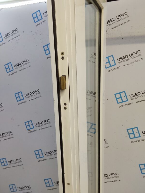 Used White Upvc French Doors 1085mm x 2125mm EA7 - Image 3