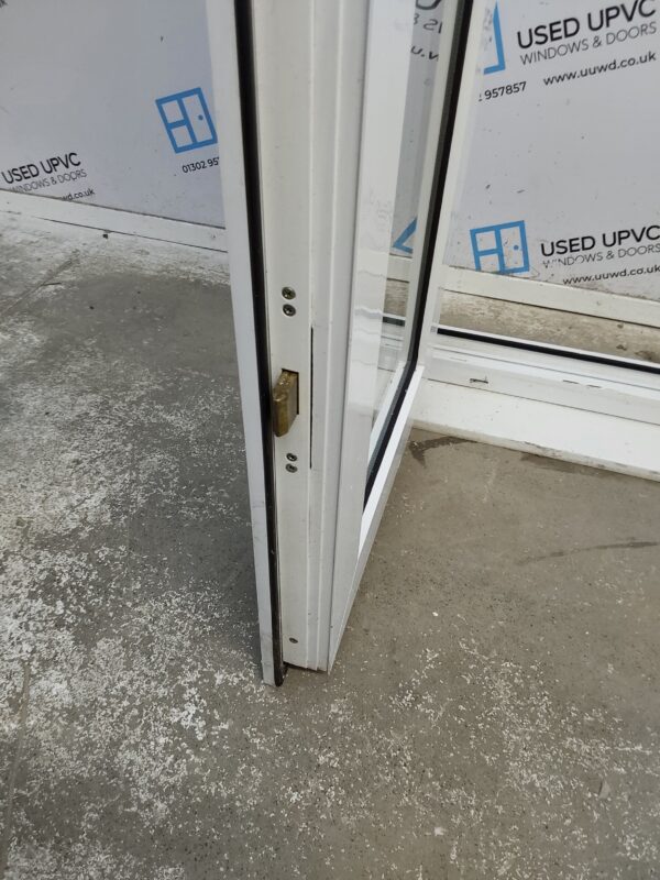 Used White Upvc French Doors 1085mm x 2125mm EA7 - Image 5