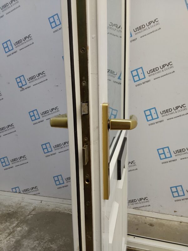 Used White Upvc Front Door 925mm x 2050mm (Reduce To 2035mm) 0822 - Image 5