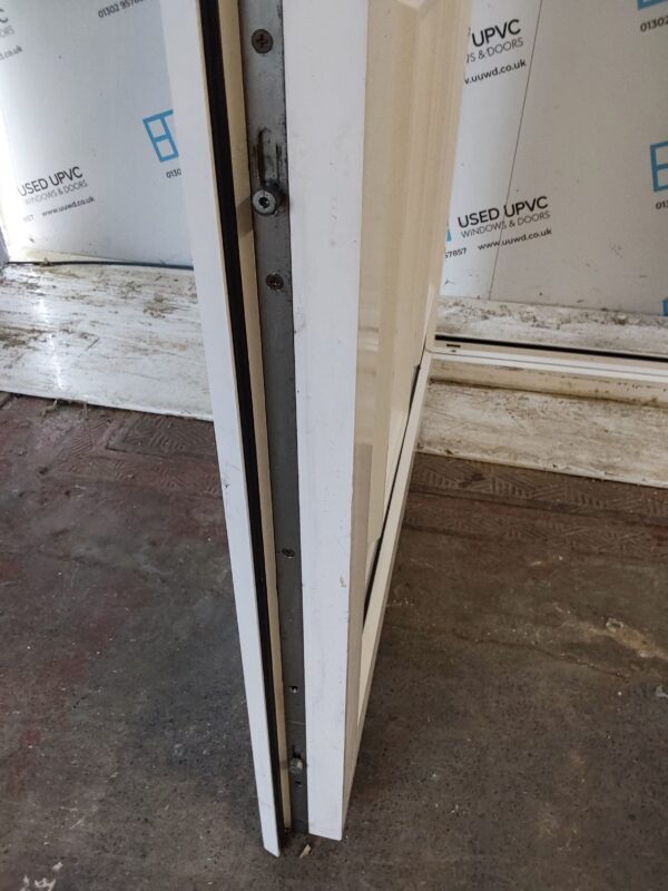 Used White Upvc Back Door And Toplight 945mm x 2605mm 0537 - Image 6