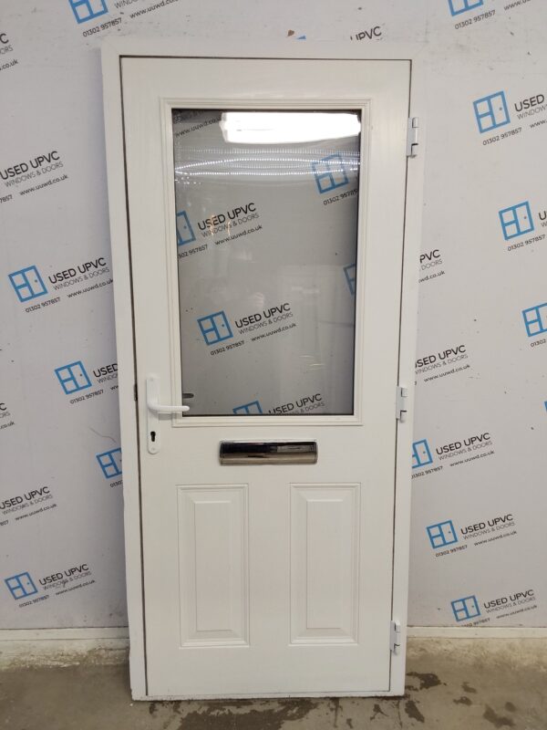 Used Dark Blue Composite Front Door 900mm x 2020mm 0505 - Image 2