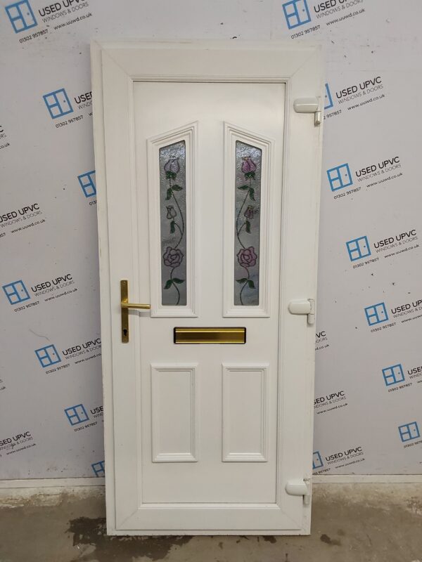 Used White Upvc Front Door 890mm x 2050mm 0364 - Image 2