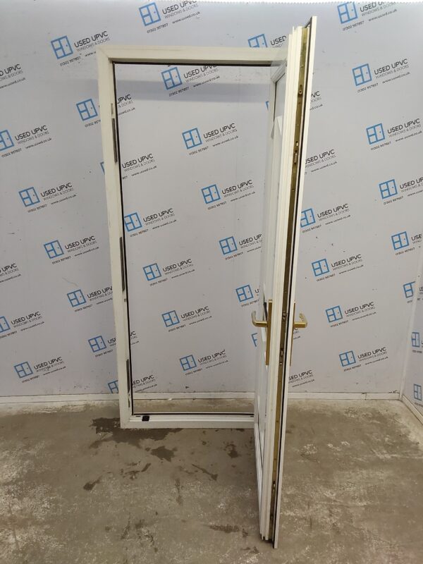 Used White Upvc Front Door 890mm x 2050mm 0364 - Image 3