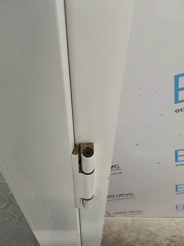 Used White Upvc Back Door And Toplight 800mm x 2400mm 0357 - Image 10