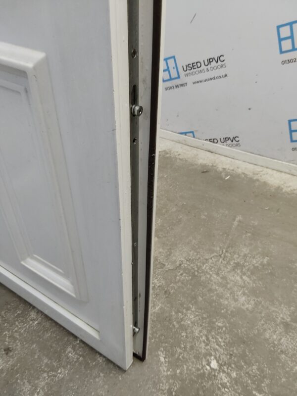 Used White Upvc Back Door And Toplight 800mm x 2400mm 0357 - Image 6