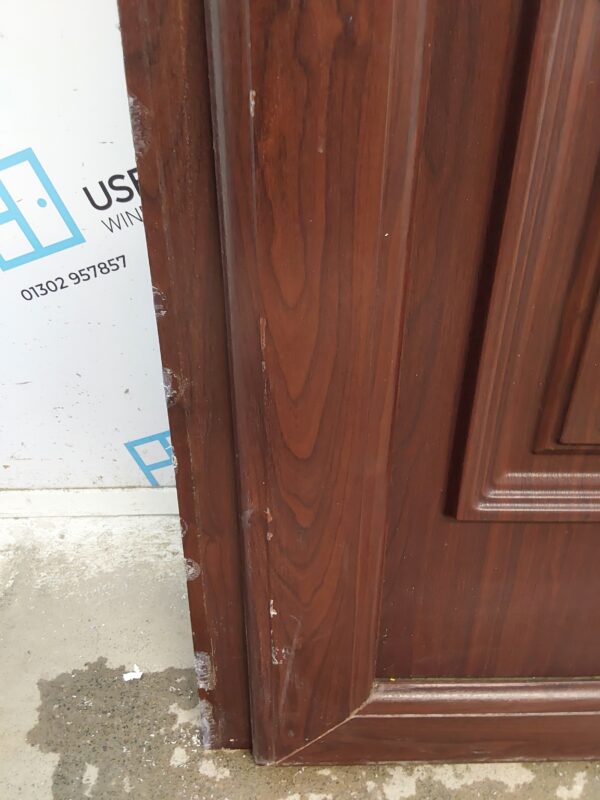 Used Rosewood Upvc Front Door And Toplight (Outwards Opening) 870mm x 2250mm 0239 - Image 8