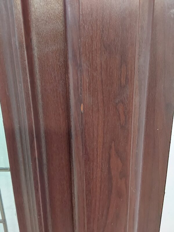 Used Rosewood Upvc Front Door And Toplight (Outwards Opening) 870mm x 2250mm 0239 - Image 7