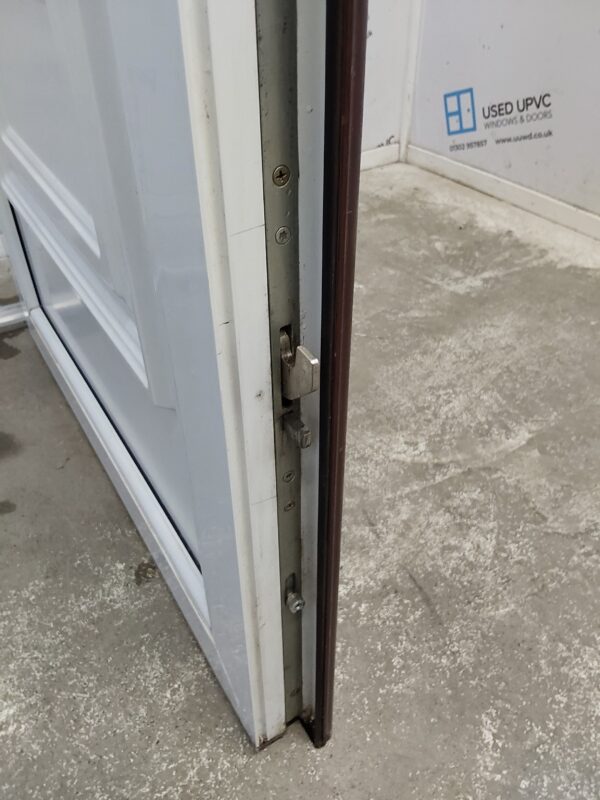 Used Rosewood Upvc Front Door And Toplight (Outwards Opening) 870mm x 2250mm 0239 - Image 5