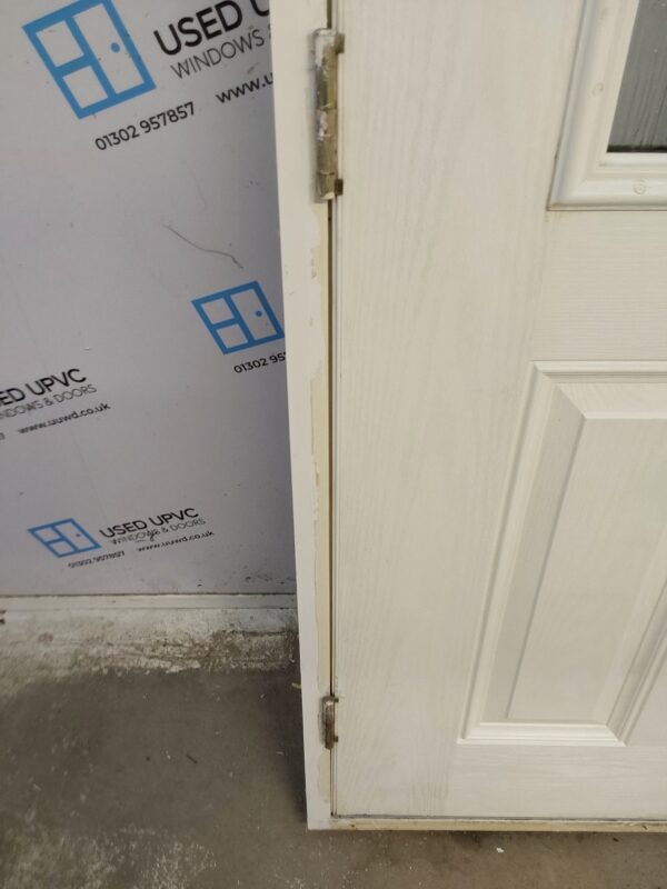 Used White Composite Back Door 995mm x 2095mm 0738 - Image 7