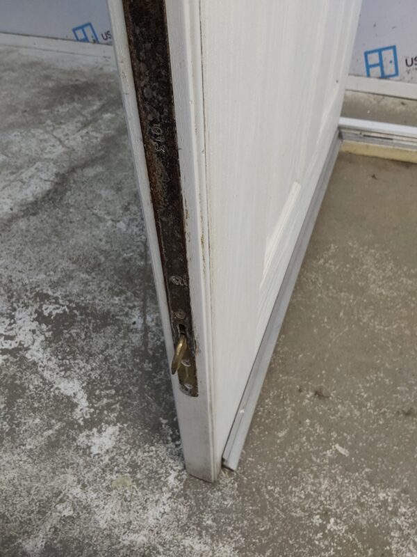 Used White Composite Back Door 995mm x 2095mm 0738 - Image 6