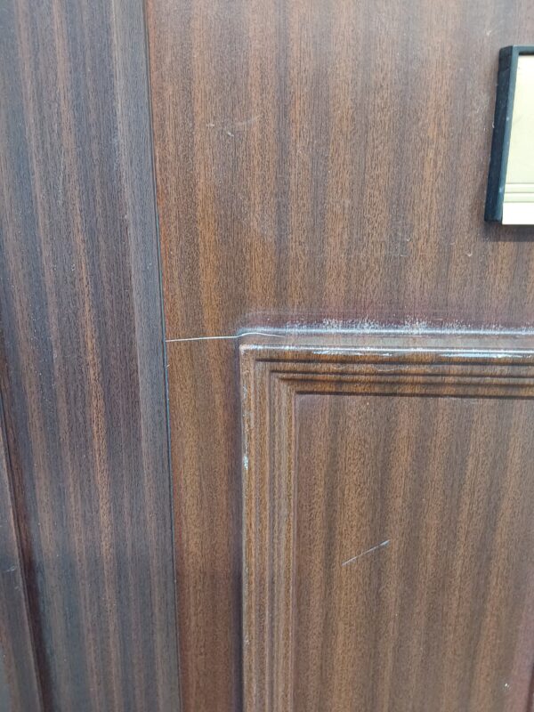 Used Woodgrain Upvc Front Door 885mm x 2045mm (Reduce To 865mm) 0159 - Image 8