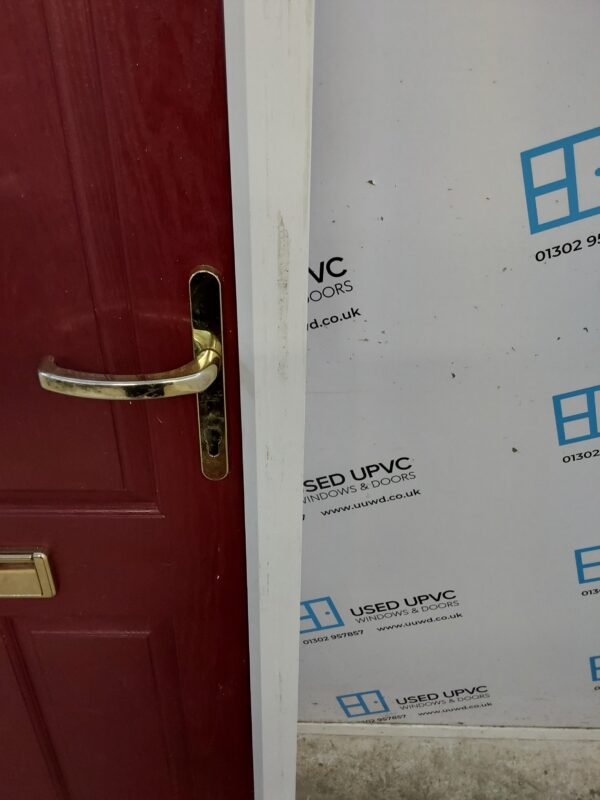 Used Red (Maroon) Composite Front Door 900mm x 2025mm 0115 - Image 13