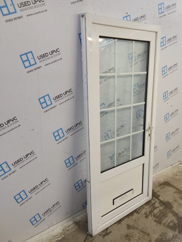 Used White Upvc Front Door 945mm x 1990mm 0101 - Image 5