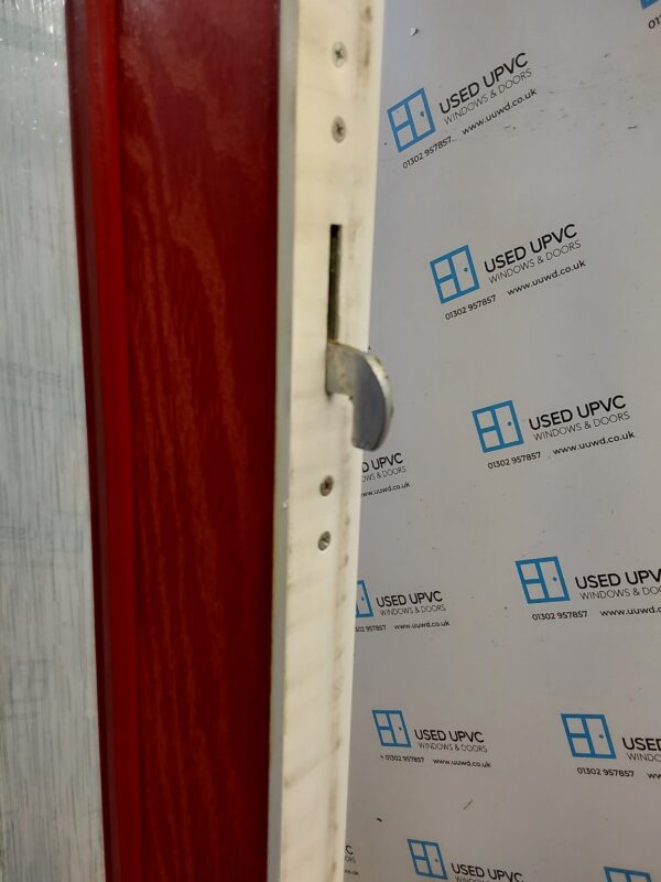 Used Red Composite Front Door 880mm x 2100mm 0041 - Image 7