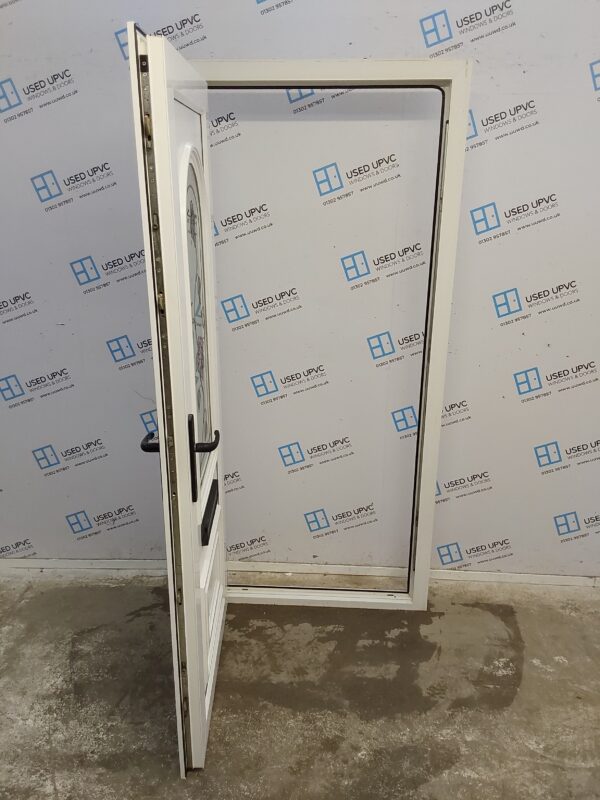 Used White Upvc Front Door 900mm x 2005mm 0087 - Image 3