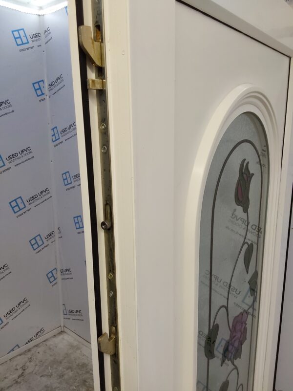 Used White Upvc Front Door 900mm x 2005mm 0087 - Image 5