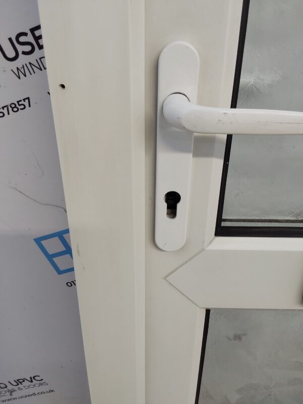 Used White Upvc Front Door 845mm x 2050mm 0032 - Image 6