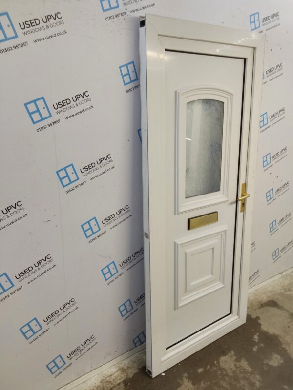 Used White Upvc Front Door 910mm x 2070mm 0045 - Image 5