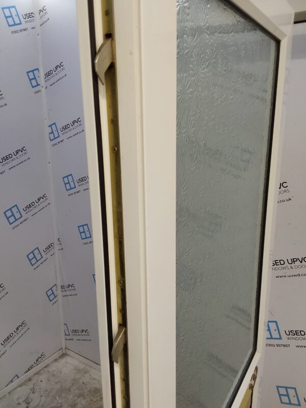 Used White Upvc Front Door 905mm x 2020mm 0313 - Image 5