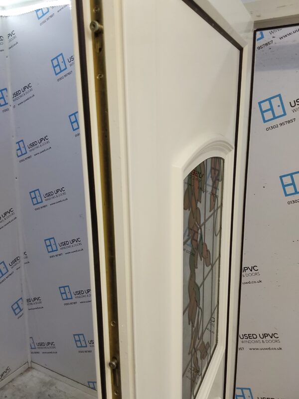 Used White Upvc Back Door 920mm x 2105mm 0320 - Image 4