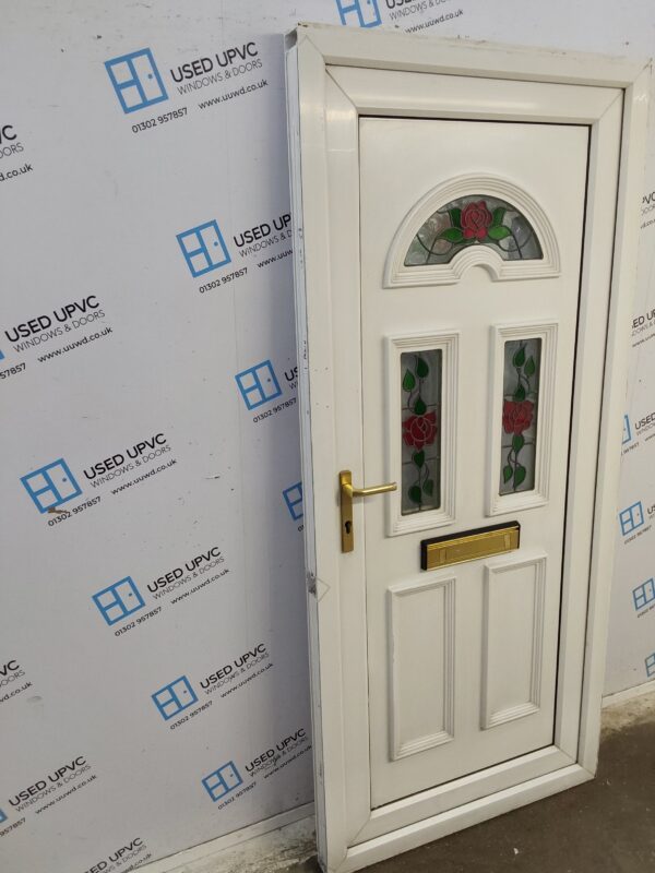 Used White Upvc Front Door 920mm x 2060mm 0531 - Image 4