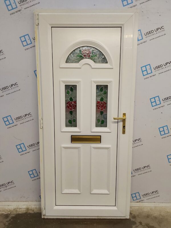 Used White Upvc Front Door 920mm x 2060mm 0531 - Image 2