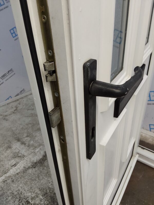 Used White Upvc Front Door 900mm x 2090mm (reduce to 885mm) 0094 - Image 7