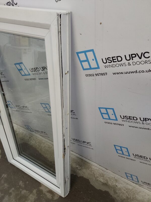 Used White Upvc Window 640mm x 1280mm C4W128 - Image 5