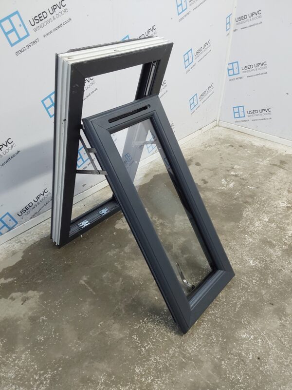 Used Anthracite Grey Upvc Window 445mm x 900mm W0205 - Image 3