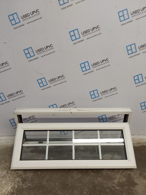 Used White Upvc Window 1190mm x 475mm C4W143 - Image 2