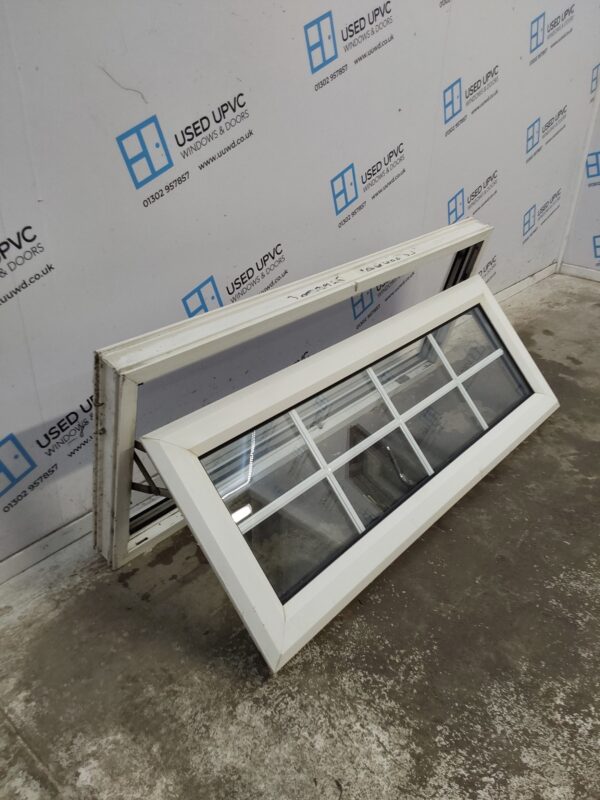 Used White Upvc Window 1190mm x 475mm C4W143 - Image 3