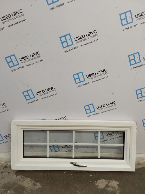 Used White Upvc Window 1190mm x 475mm C4W143 - Image 4