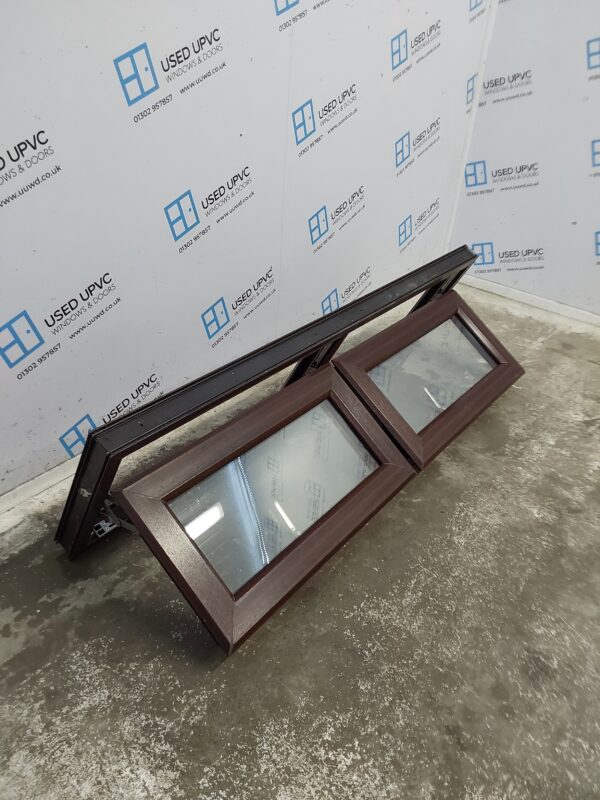 Used Woodgrain Upvc Window 1470mm x 415mm C4W146 - Image 3