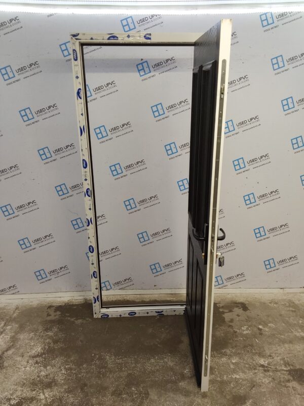 Brand New Black Composite Door 860mm x 2130mm ND82 - Image 3